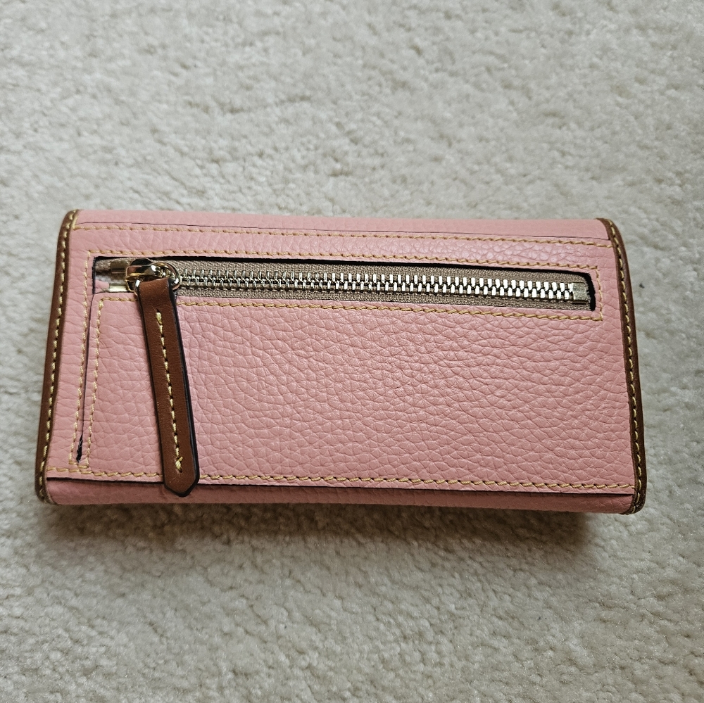 Dooney & Bourke Pink Shoulder Bag with Metallic Accents - Picture 10 of 16